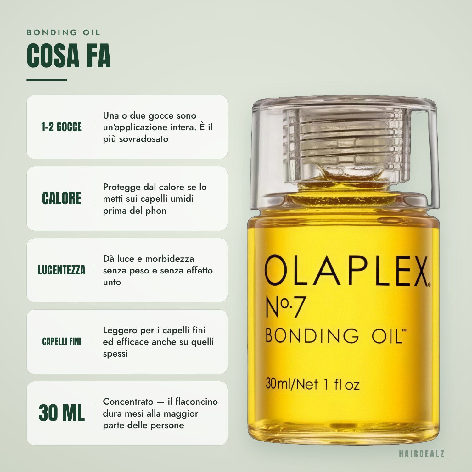 Cosa fa Olaplex No.7