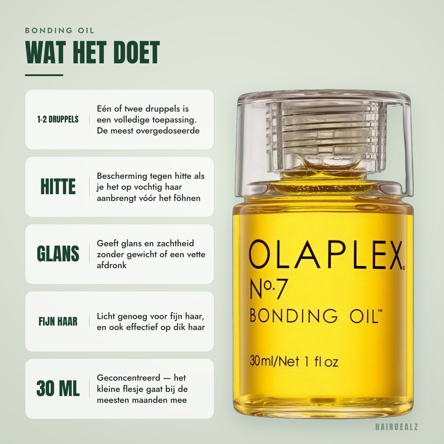 Wat Olaplex No.7 doet