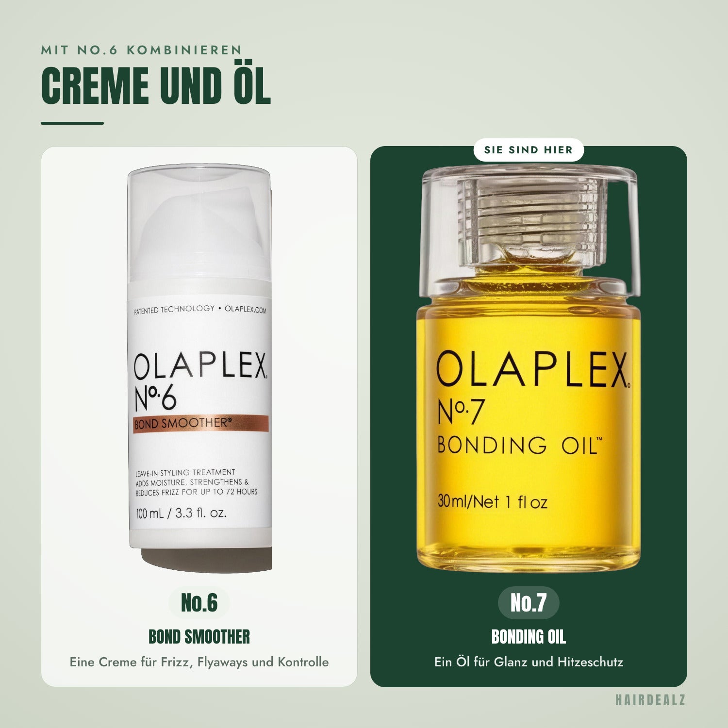 Welches Olaplex zu Olaplex No.7 passt