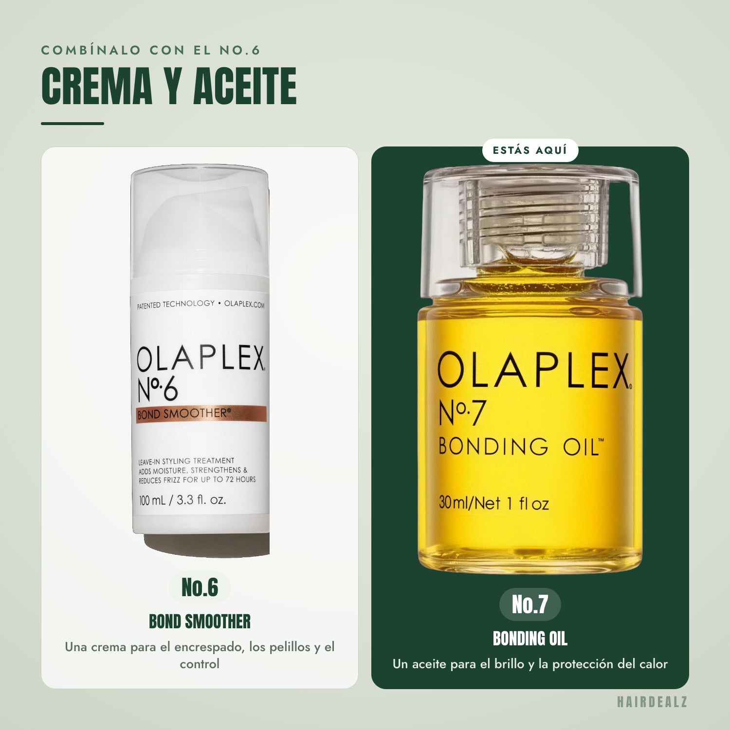 Qué Olaplex combinar con Olaplex No.7