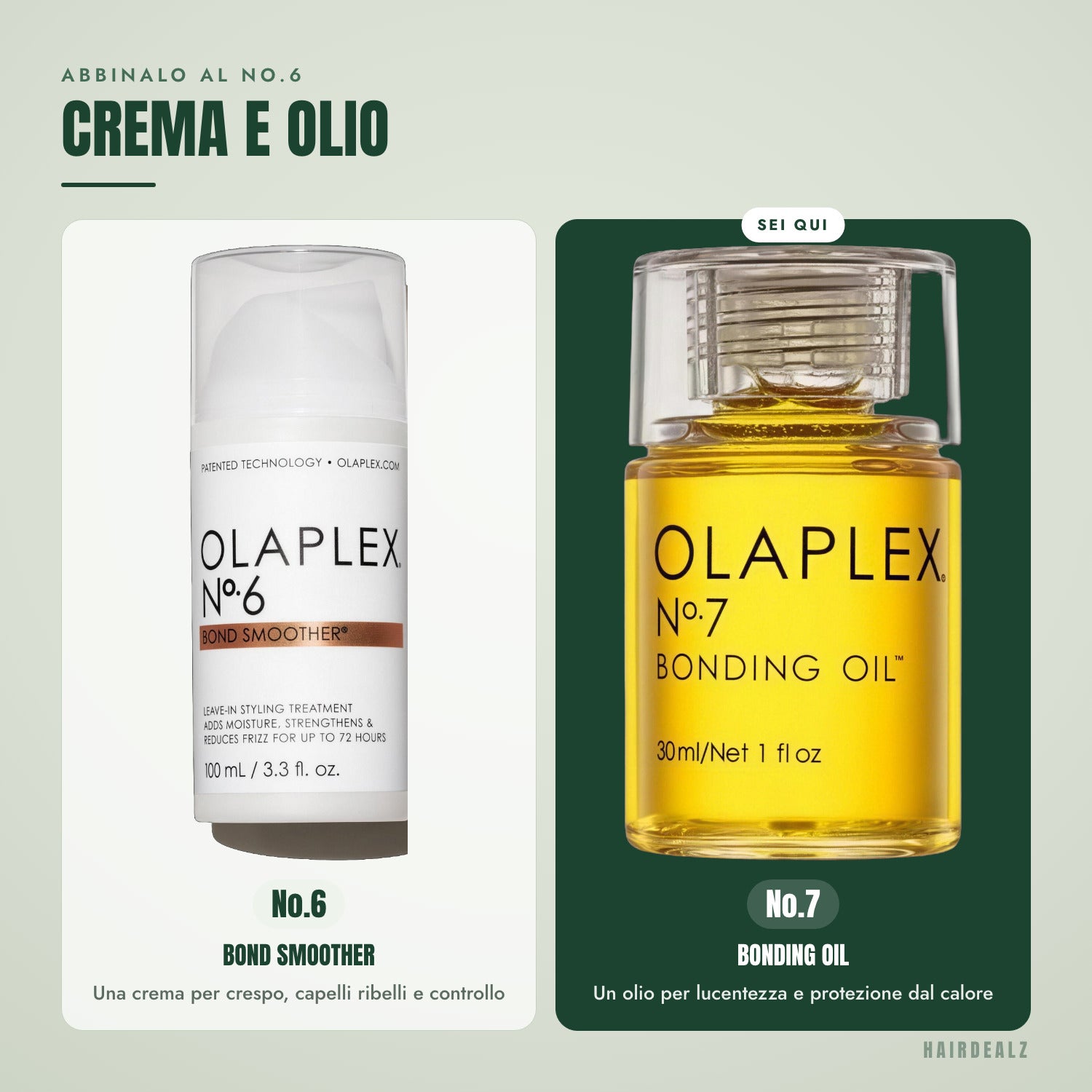 Quale Olaplex abbinare a Olaplex No.7