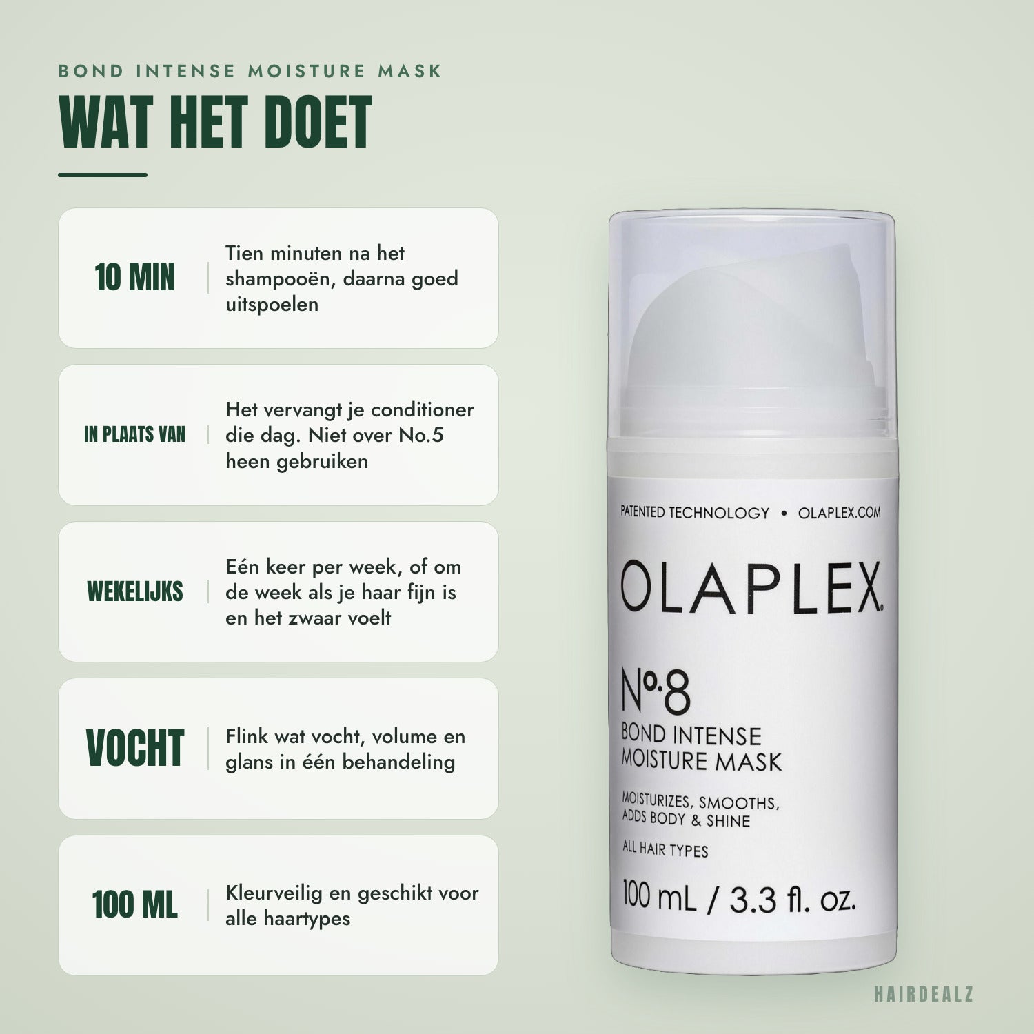 Wat Olaplex No.8 doet