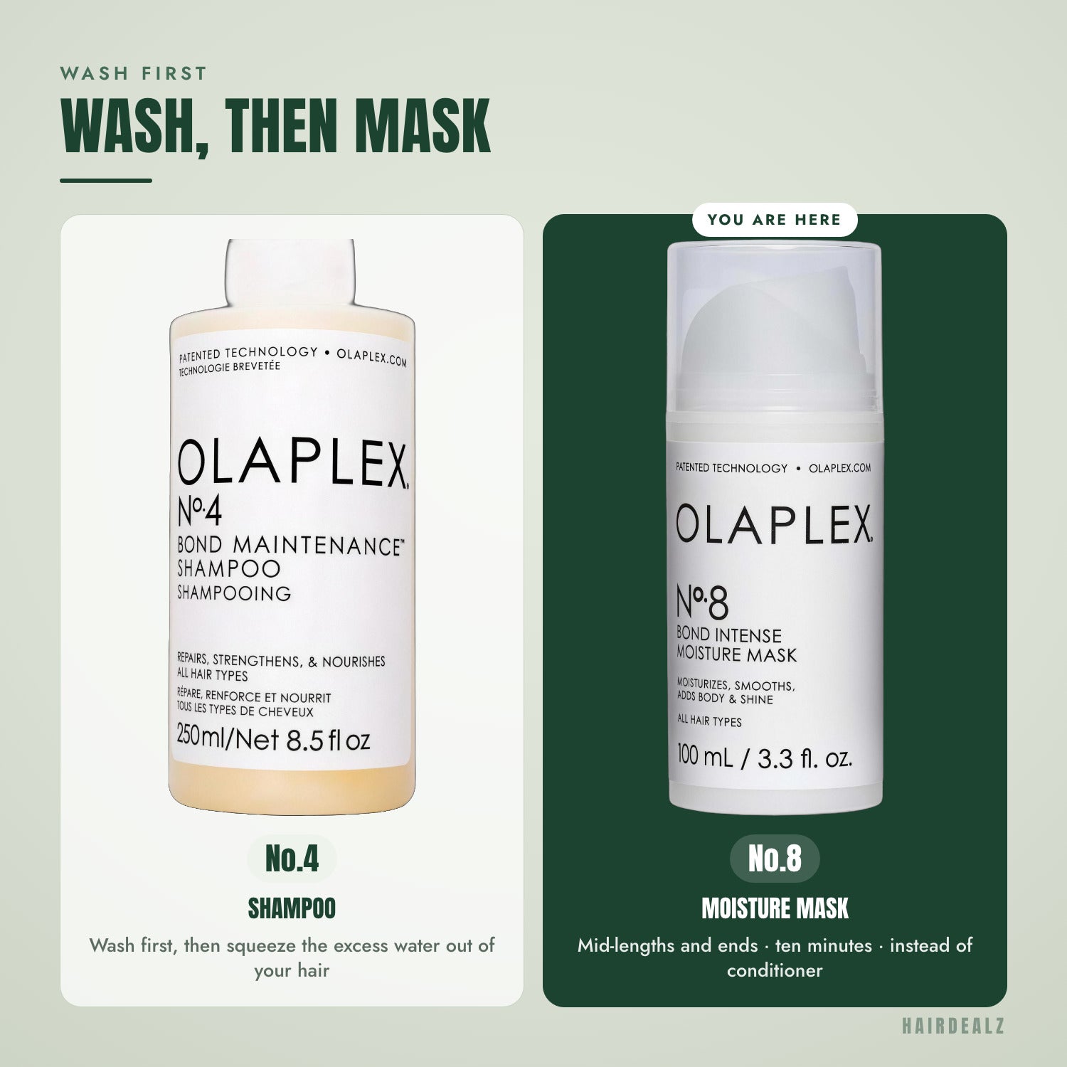 Which Olaplex to combine with Olaplex No.8