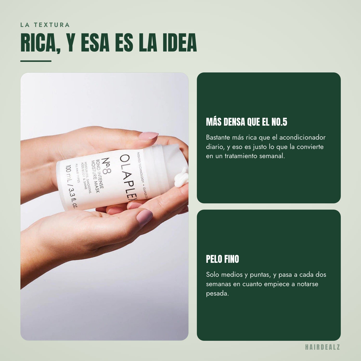 La textura de Olaplex No.8