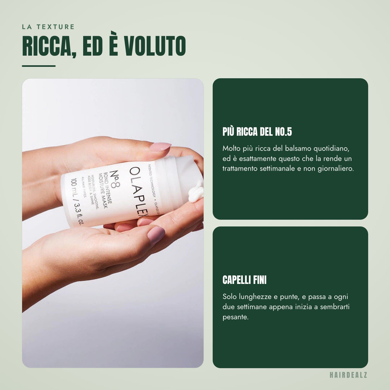 La texture di Olaplex No.8