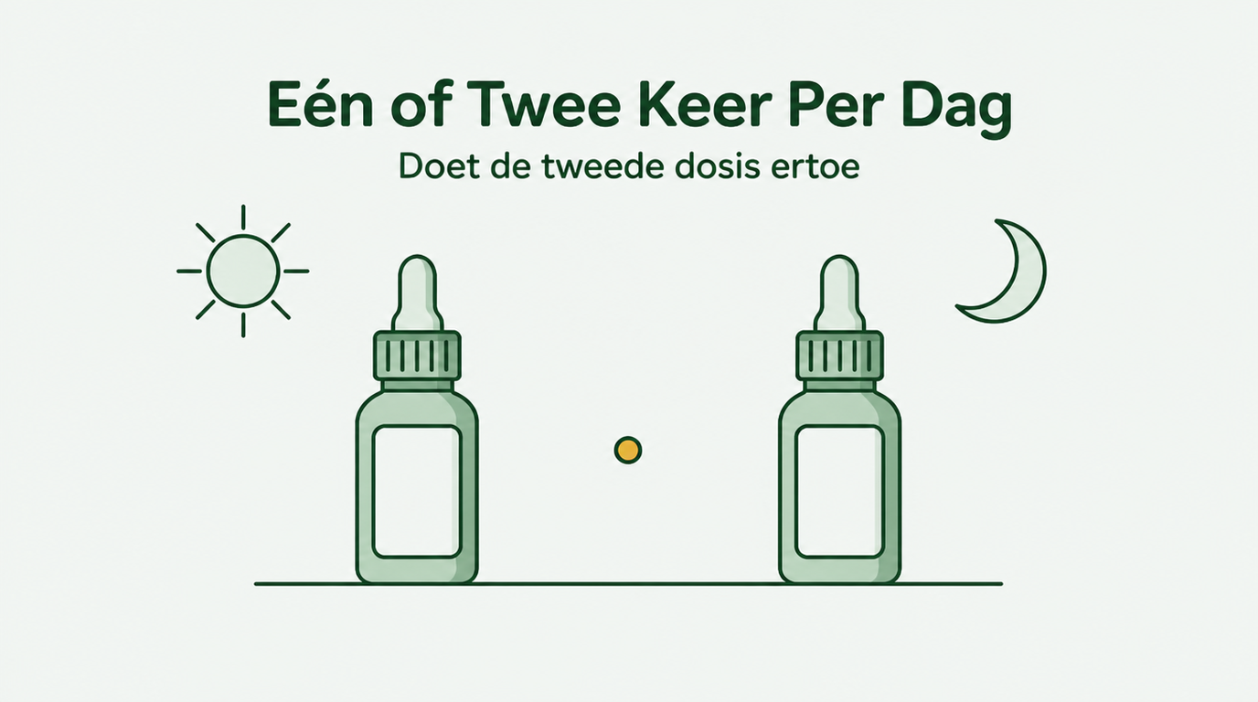 Minoxidil één of twee keer per dag