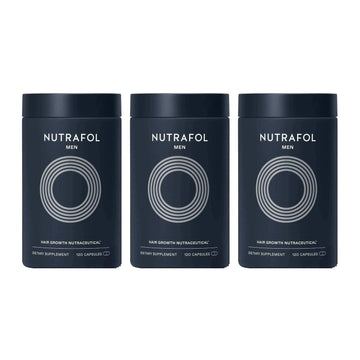 Nutrafol for Men — 3 jars of 120 capsules, 3 month supply