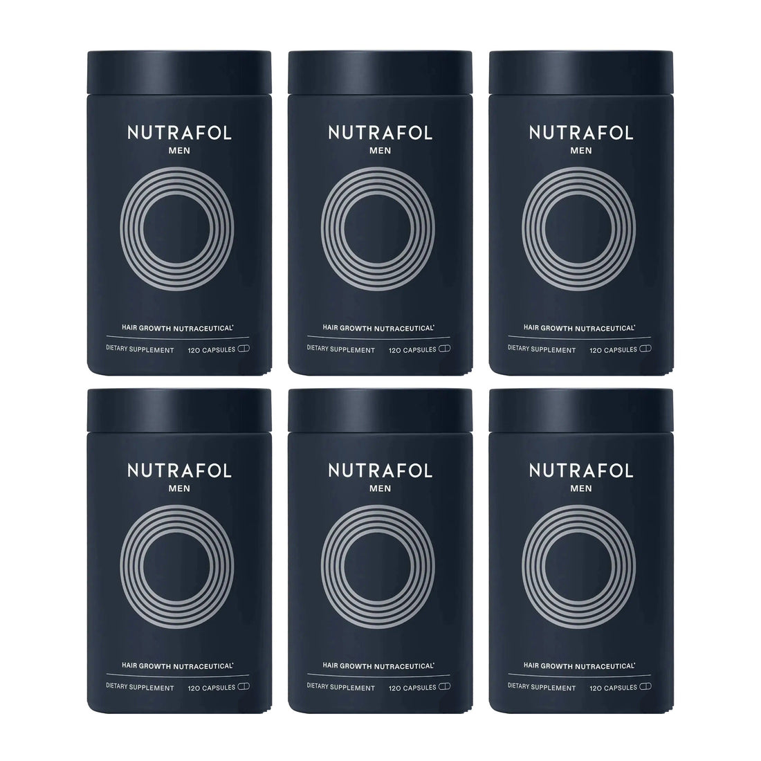 Nutrafol pro muže — 6 dóz po 120 kapslích, zásoba na 6 měsíců