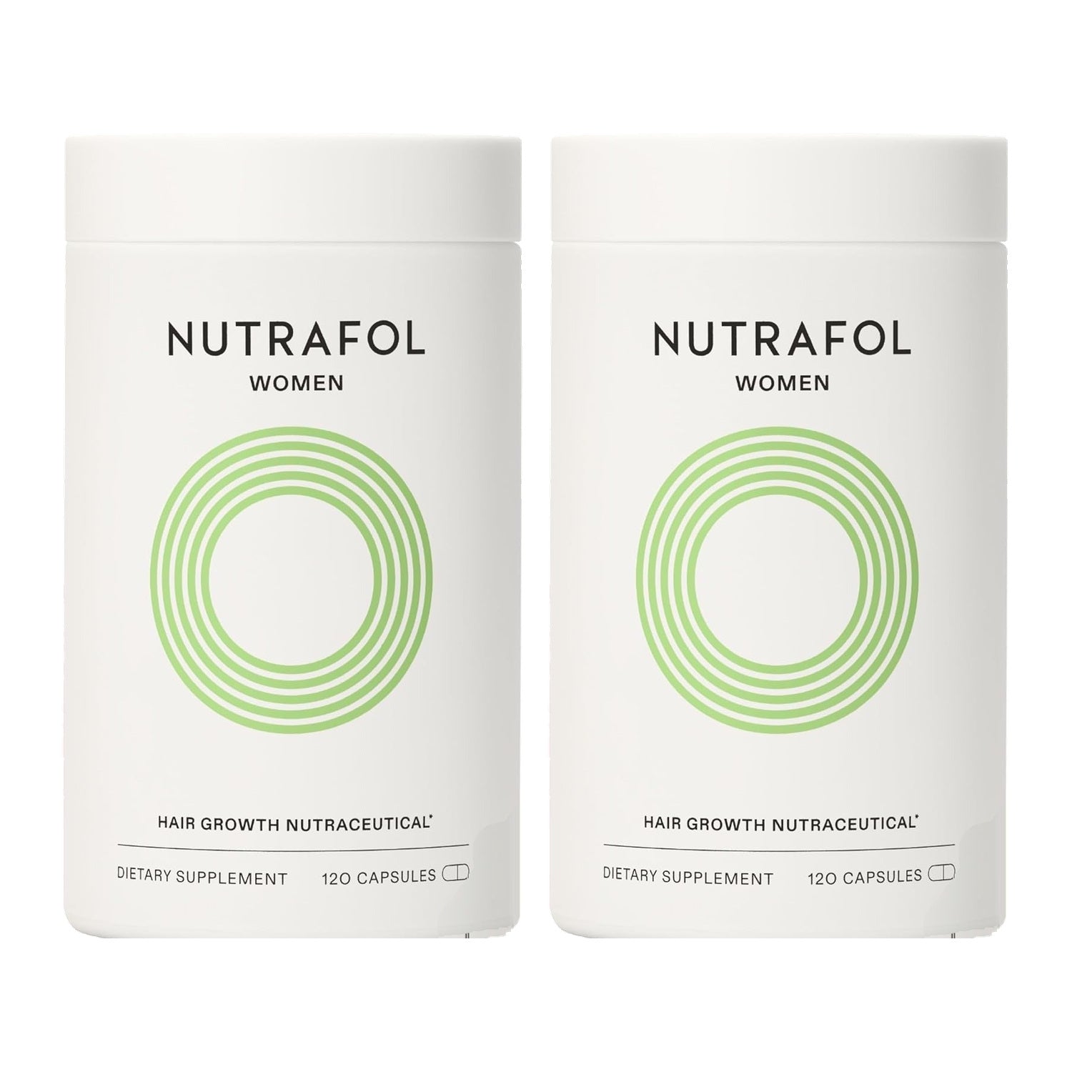 Nutrafol for Women 18-44 years — 2 jars of 120 capsules, 2 month supply