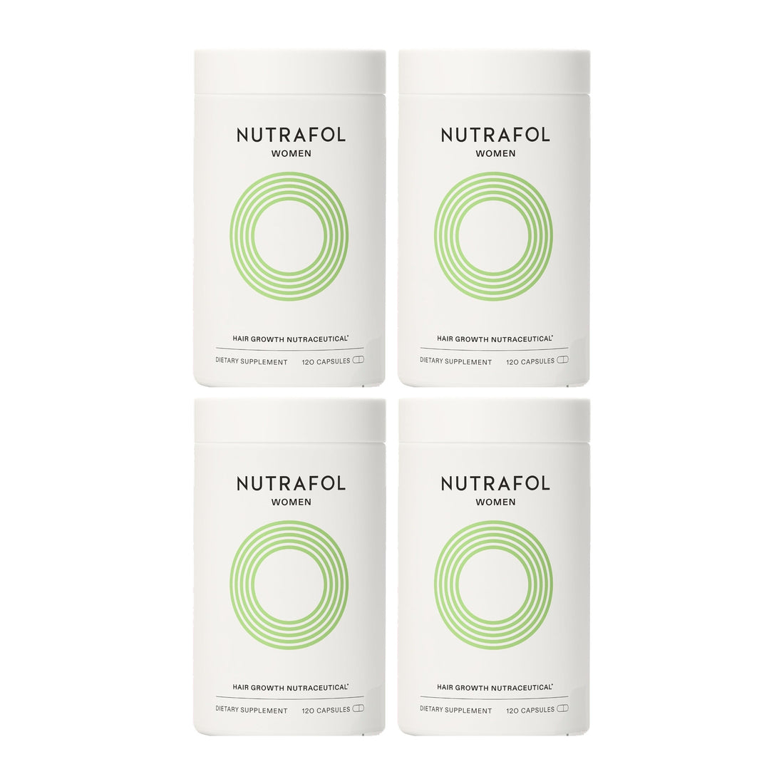 Nutrafol pro ženy 18–44 let — 4 dózy po 120 kapslích, zásoba na 4 měsíce