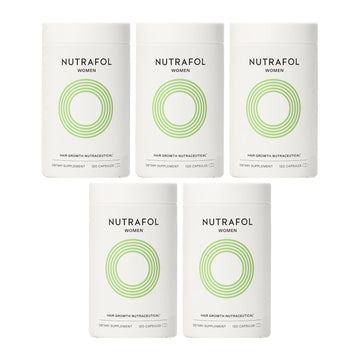 Nutrafol for Women 18-44 years — 5 jars of 120 capsules, 5 month supply