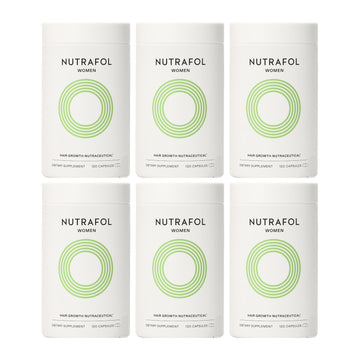 Nutrafol for Women 18-44 years — 6 jars of 120 capsules, 6 month supply