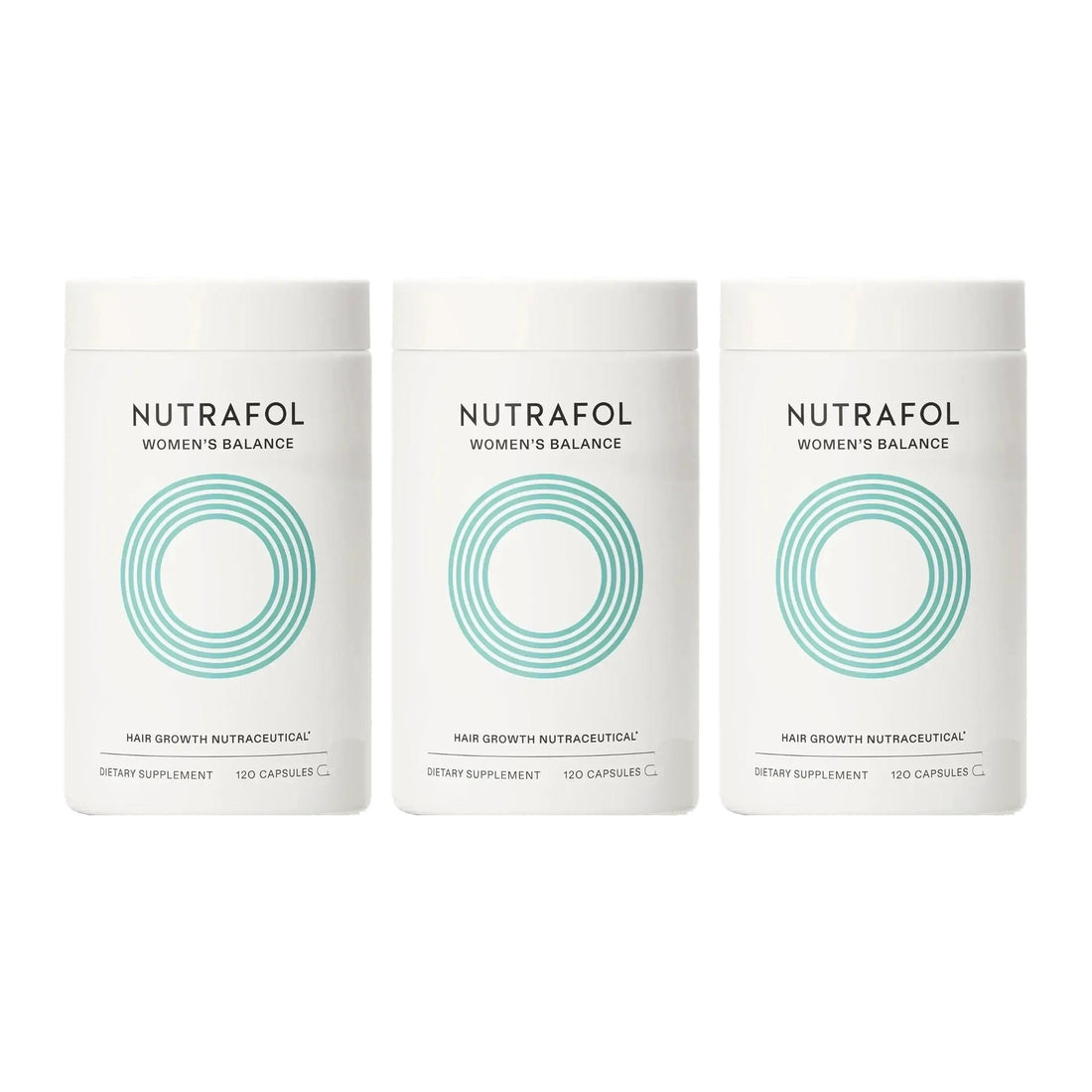 Nutrafol pro ženy 45+ — 3 dózy po 120 kapslích, zásoba na 3 měsíce