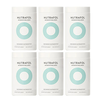 Nutrafol for Women 45+ — 6 jars of 120 capsules, 6 month supply