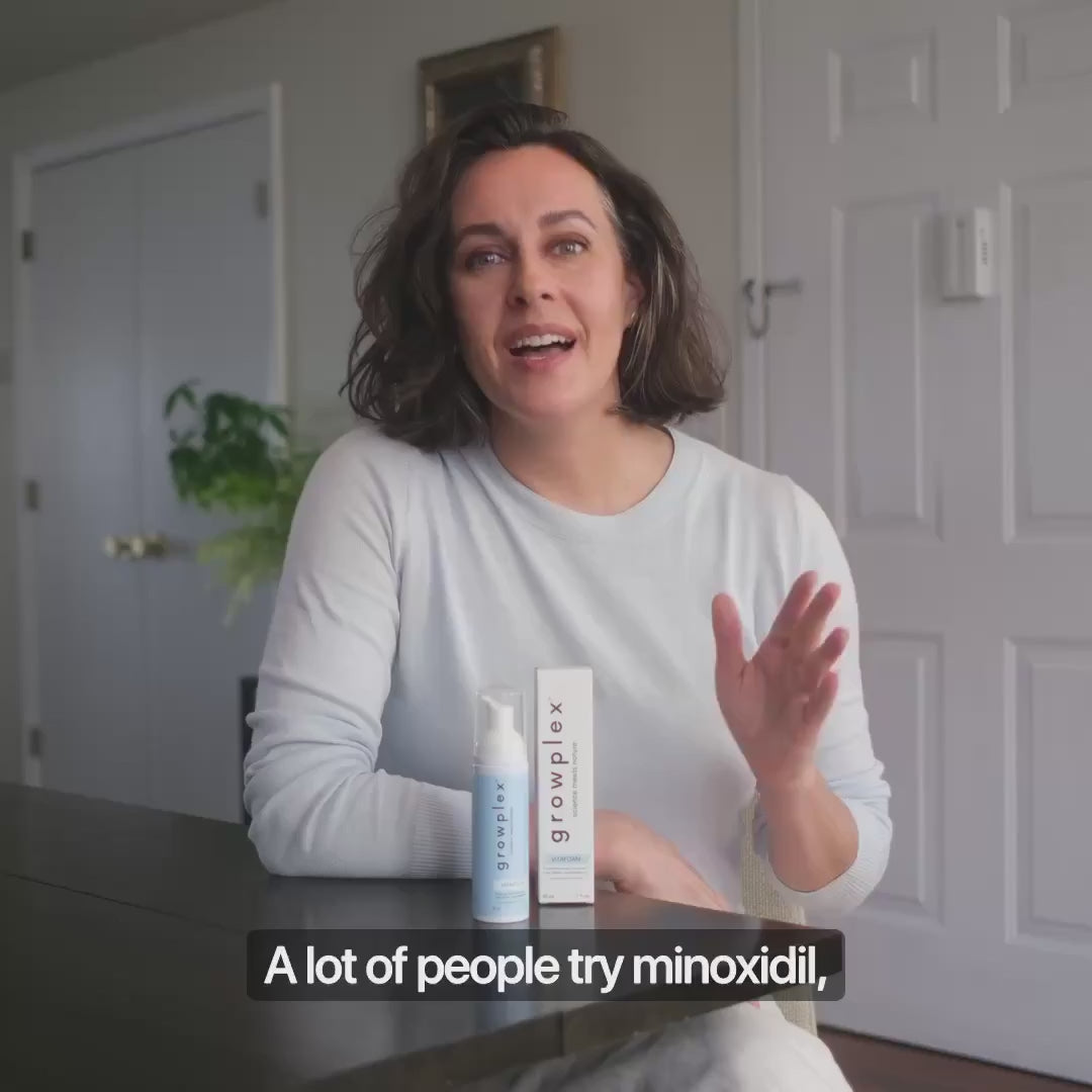 Growplex VitaFoam Minoxidil Foam 5% - product video