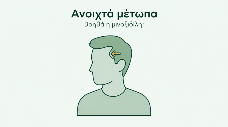 Λειτουργεί η μινοξιδίλη σε γραμμή των μαλλιών που υποχωρεί;