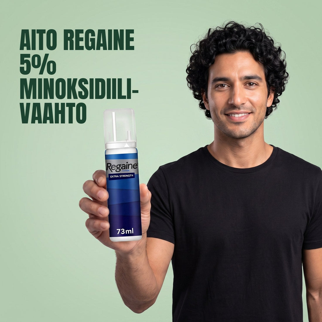 Regaine Minoxidil Vaahto 5% miehille – 12 kuukauden pakkaus, 12 x 73 ml vaahtopurkkia