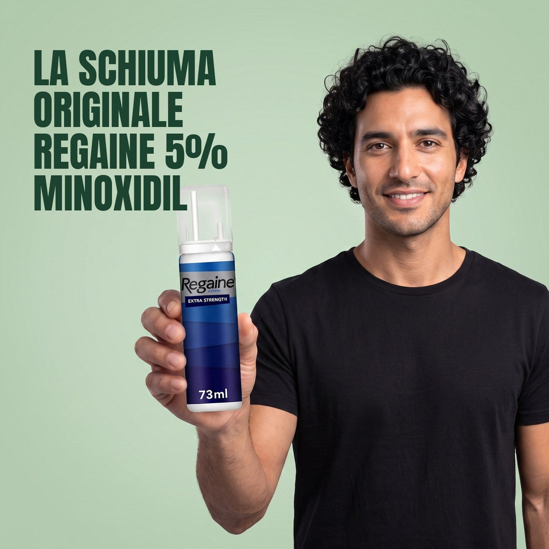 Regaine Schiuma Minoxidil 5% per Uomo - scorta per 12 mesi, 12 bombolette schiuma da 73 ml