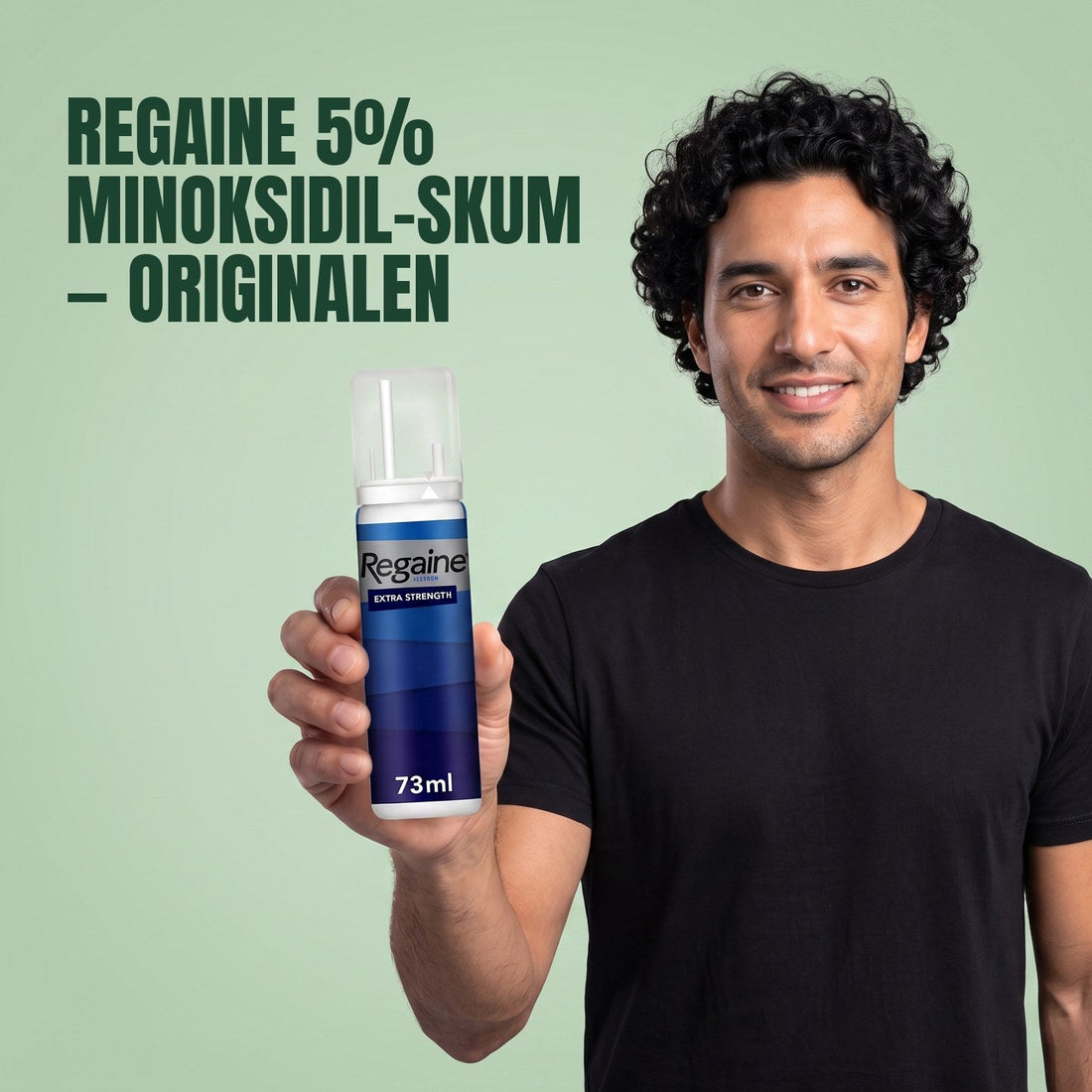 Regaine Minoxidil Skum 5% for menn - 12 måneders forbruk, 12 x 73 ml skumbokser