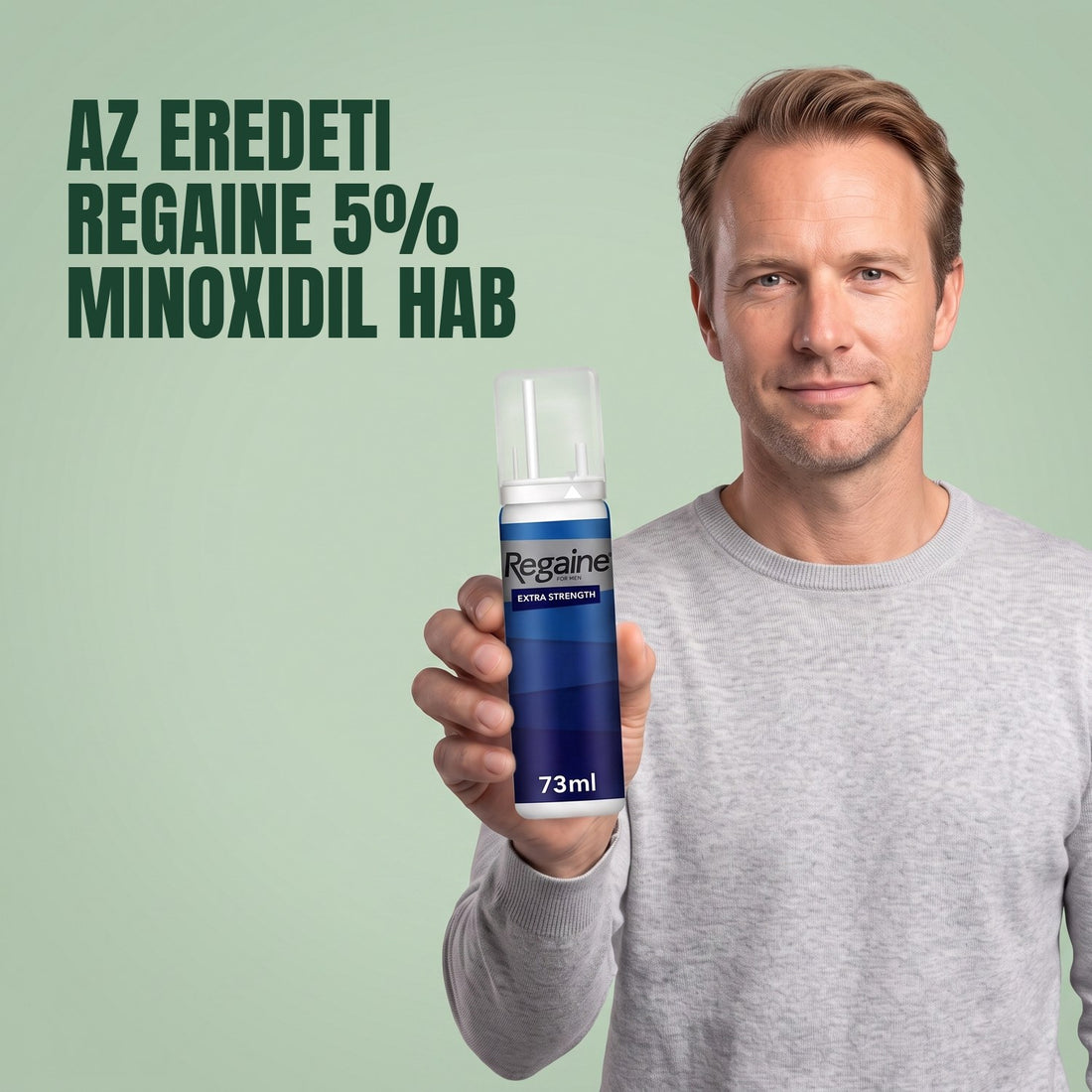 Regaine Minoxidil Hab 5% férfiaknak - 9 havi adag, 9 x 73 ml-es doboz