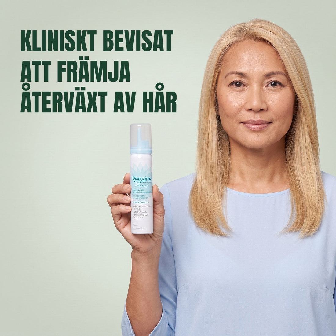 Regaine Minoxidil skum 5% för kvinnor - 12 månaders förbrukning, 6 x 73 ml skumburkar