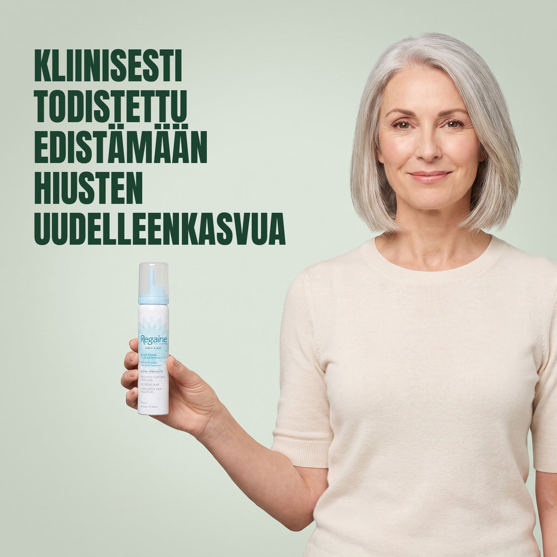 Regaine Minoksidiilivaahto 5 % naisille – 4 kuukauden pakkaus