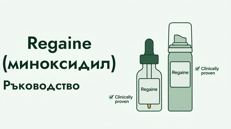 Ръководство за Regaine миноксидил