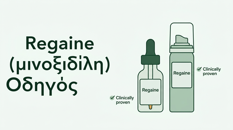 Οδηγός Regaine μινοξιδίλη