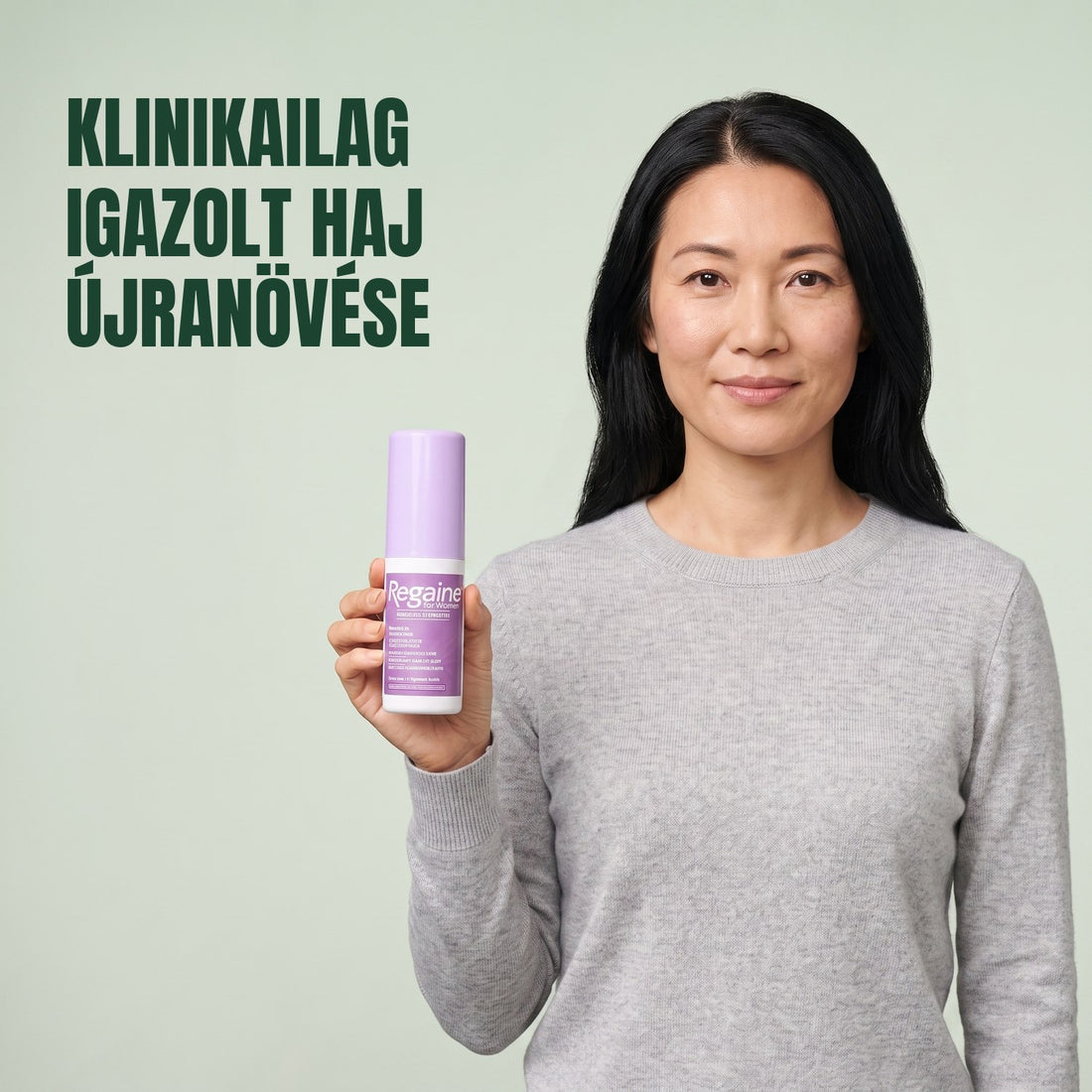 Regaine Minoxidil oldat 2% nőknek - 12 havi adag, 12 x 60 ml-es flakon