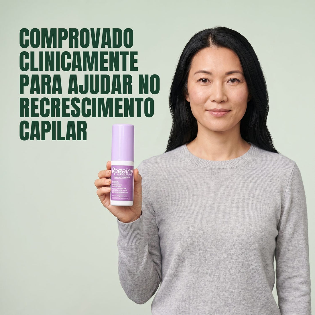Regaine Minoxidil Loção 2% para Mulheres - suprimento para 12 meses, 12 frascos de 60 ml