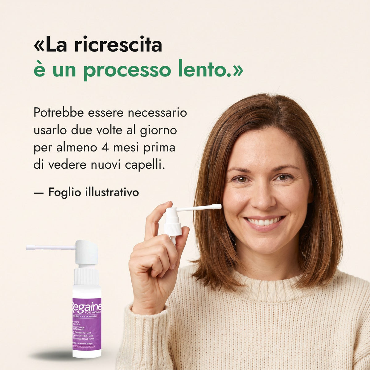 La ricrescita è un processo lento. — Foglio illustrativo