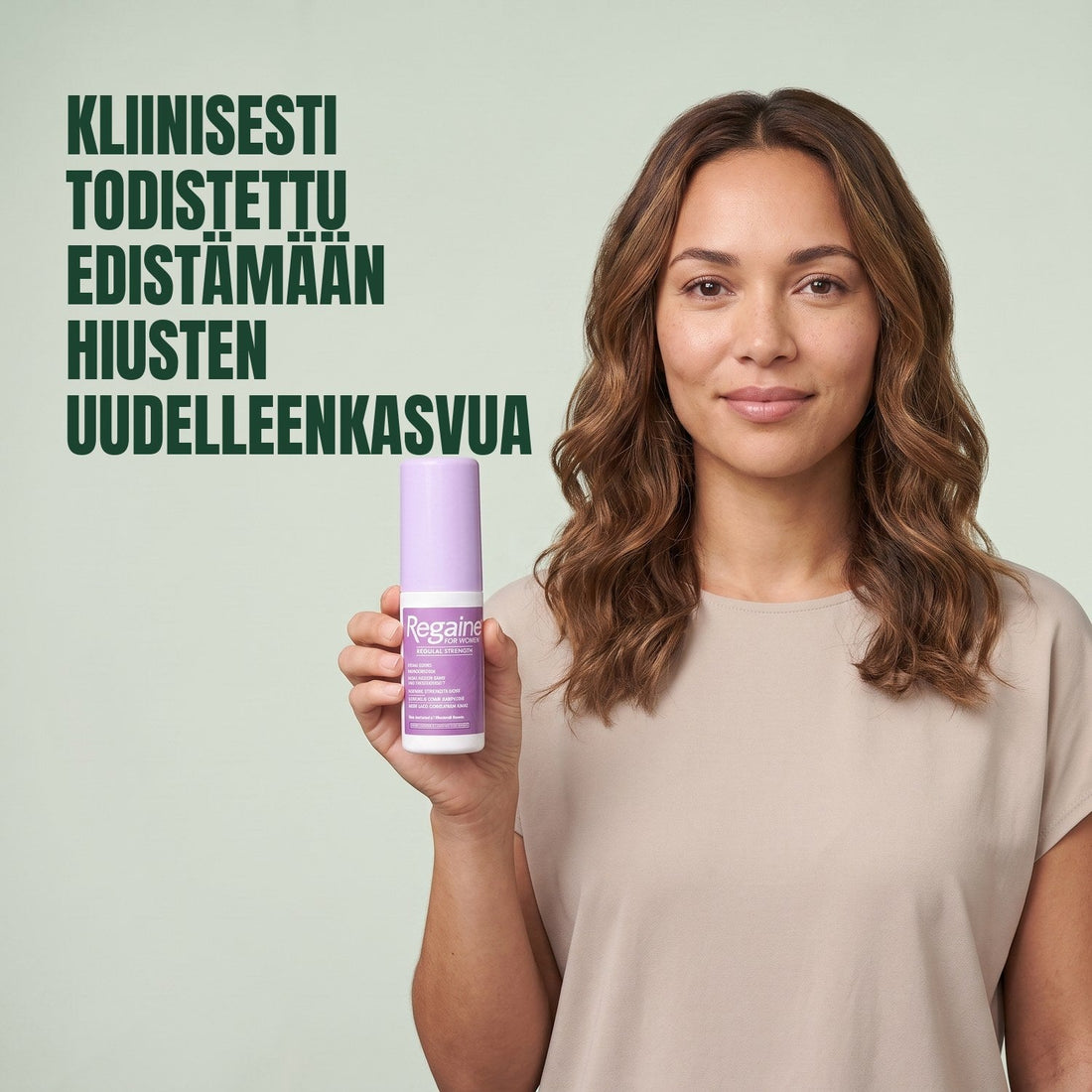Regaine Minoxidil Liuos 2% naisille – 6 kuukauden pakkaus, 6 x 60 ml pulloa