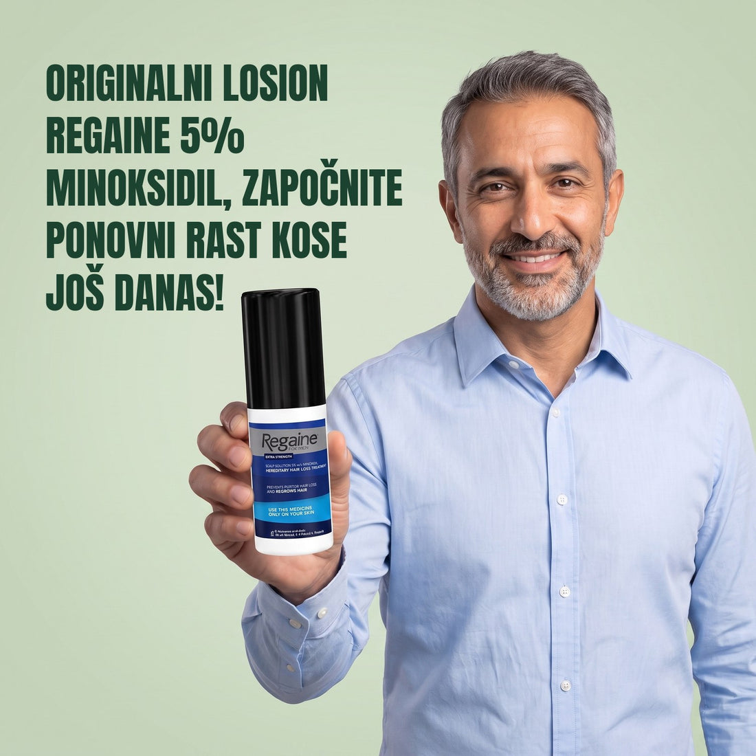 Regaine losion s minoksidilom 5% za muškarce - zaliha za 12 mjeseci, 12 x 60 ml boca