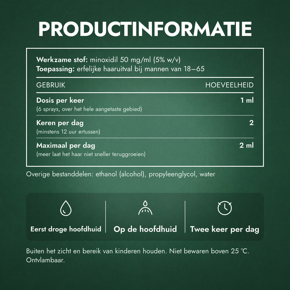Productinformatie: Regaine voor mannen Extra Sterk 5% oplossing