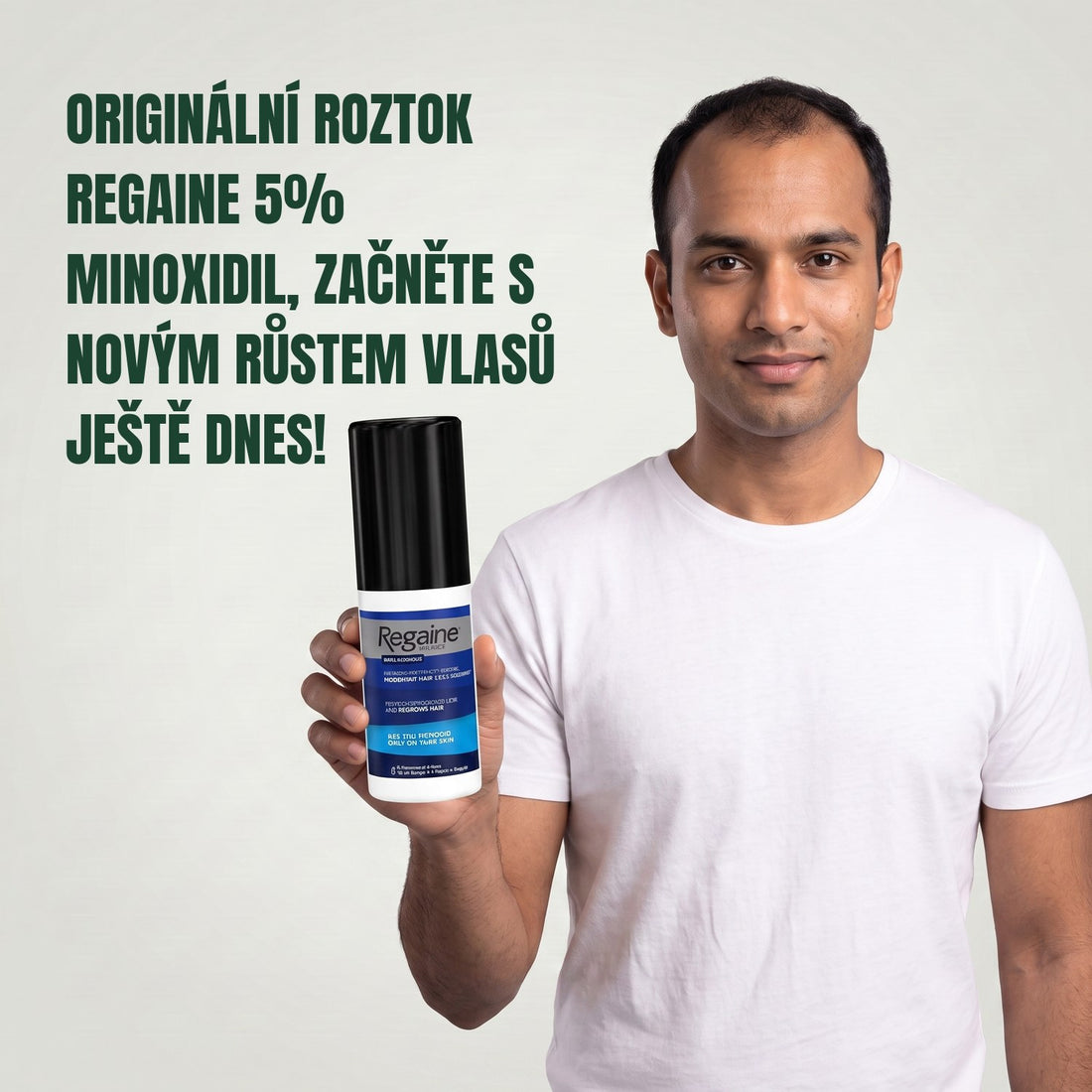 Regaine Minoxidil roztok 5% pro muže – zásoba na 6 měsíců, 6 x 60 ml lahviček