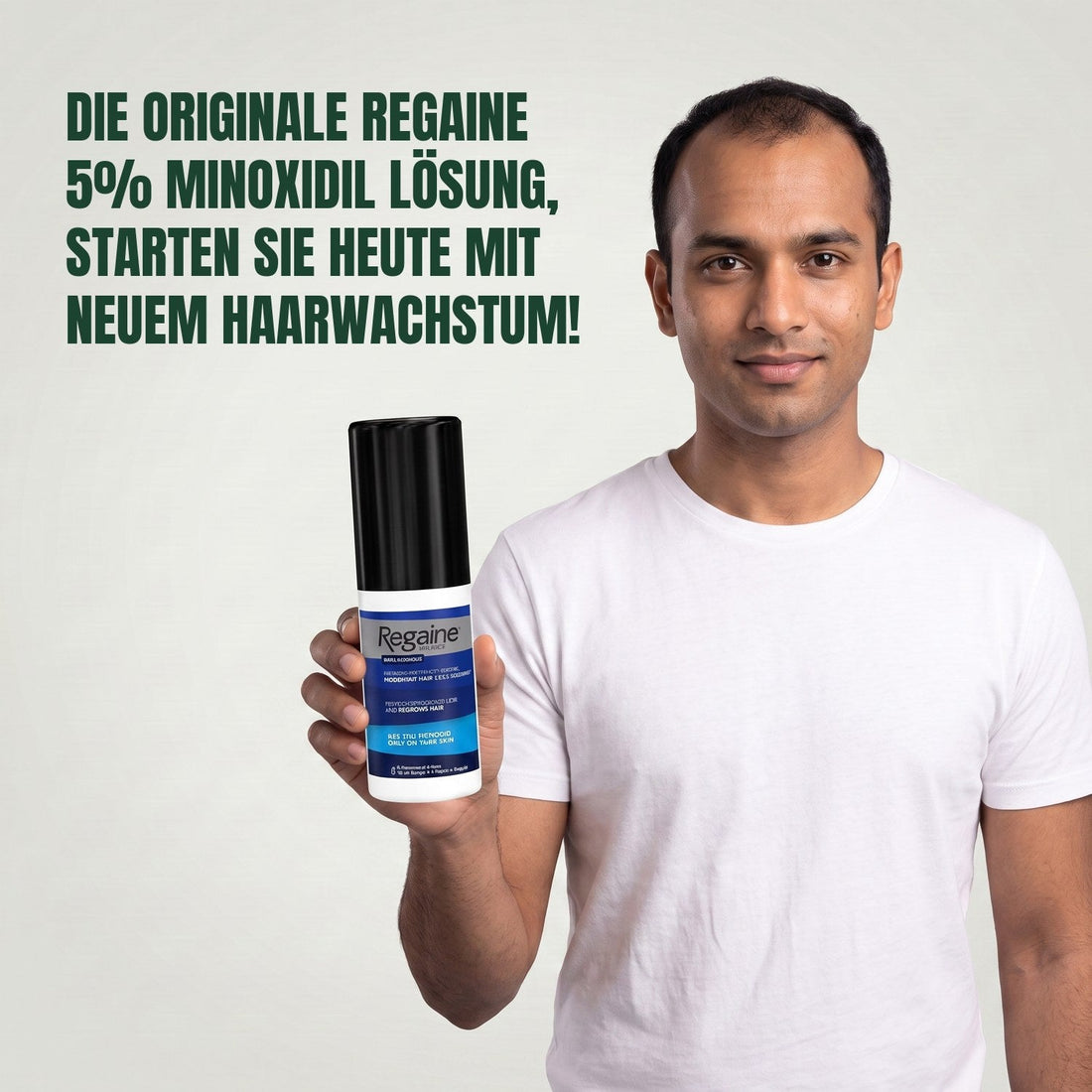 Regaine Minoxidil Lösung 5% für Männer - Monatsvorrat für 6 Monate, 6 x 60 ml Flaschen