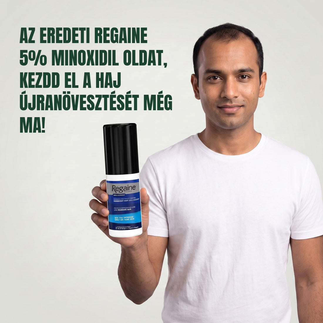 Regaine Minoxidil Oldat 5% férfiaknak - 6 havi adag, 6 x 60 ml-es üveg