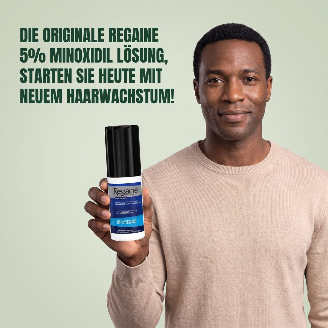 Regaine Minoxidil Lösung 5% für Männer - Monatsvorrat für 9 Monate, 9 x 60 ml Flaschen