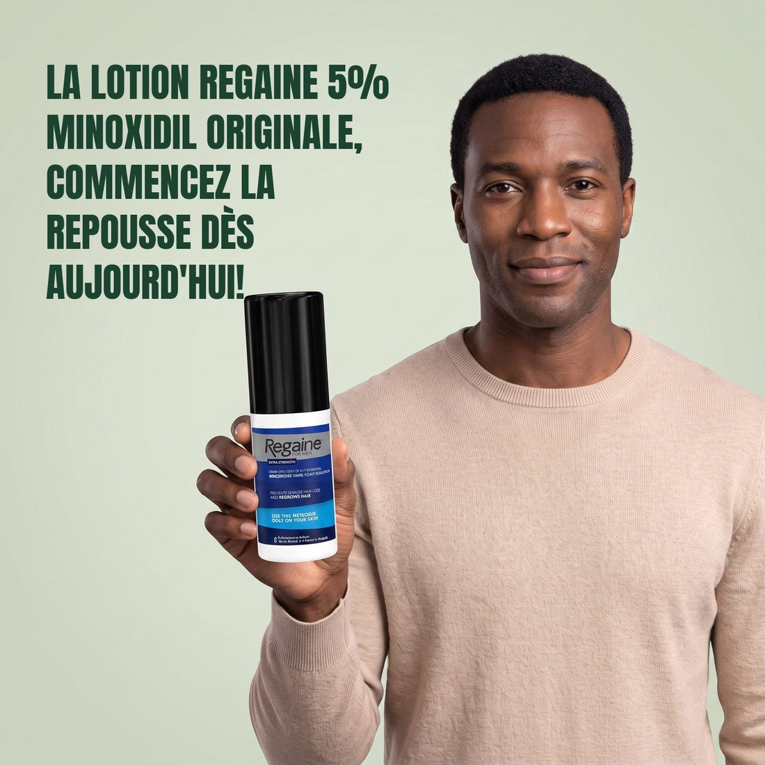 Lotion Minoxidil Regaine 5% pour Homme - réserve de 9 mois, 9 flacons x 60 ml