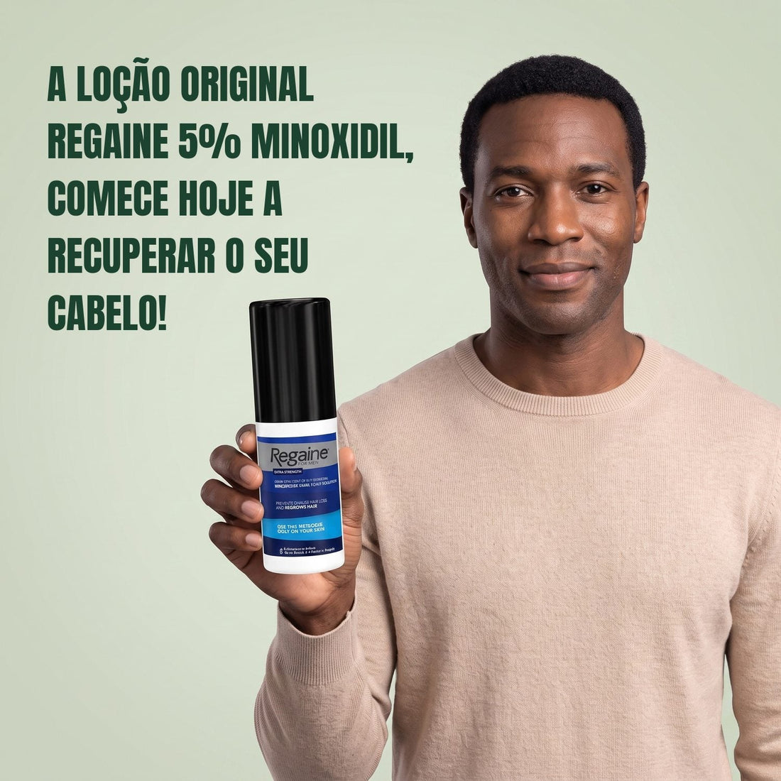 Loção Regaine Minoxidil 5% para Homem - fornecimento para 9 meses, 9 x 60 ml frascos