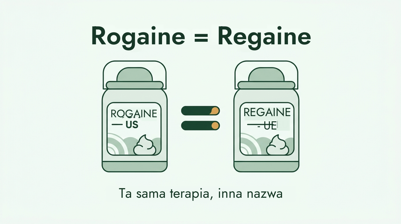 Rogaine i Regaine to ta sama terapia