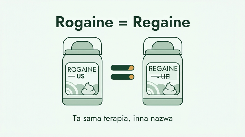 Rogaine i Regaine to ta sama terapia