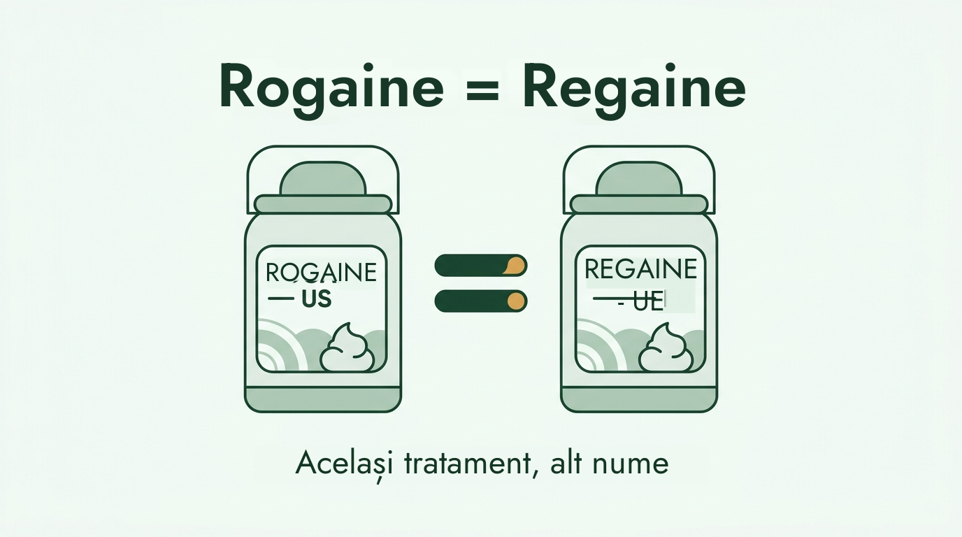 Rogaine și Regaine sunt același tratament