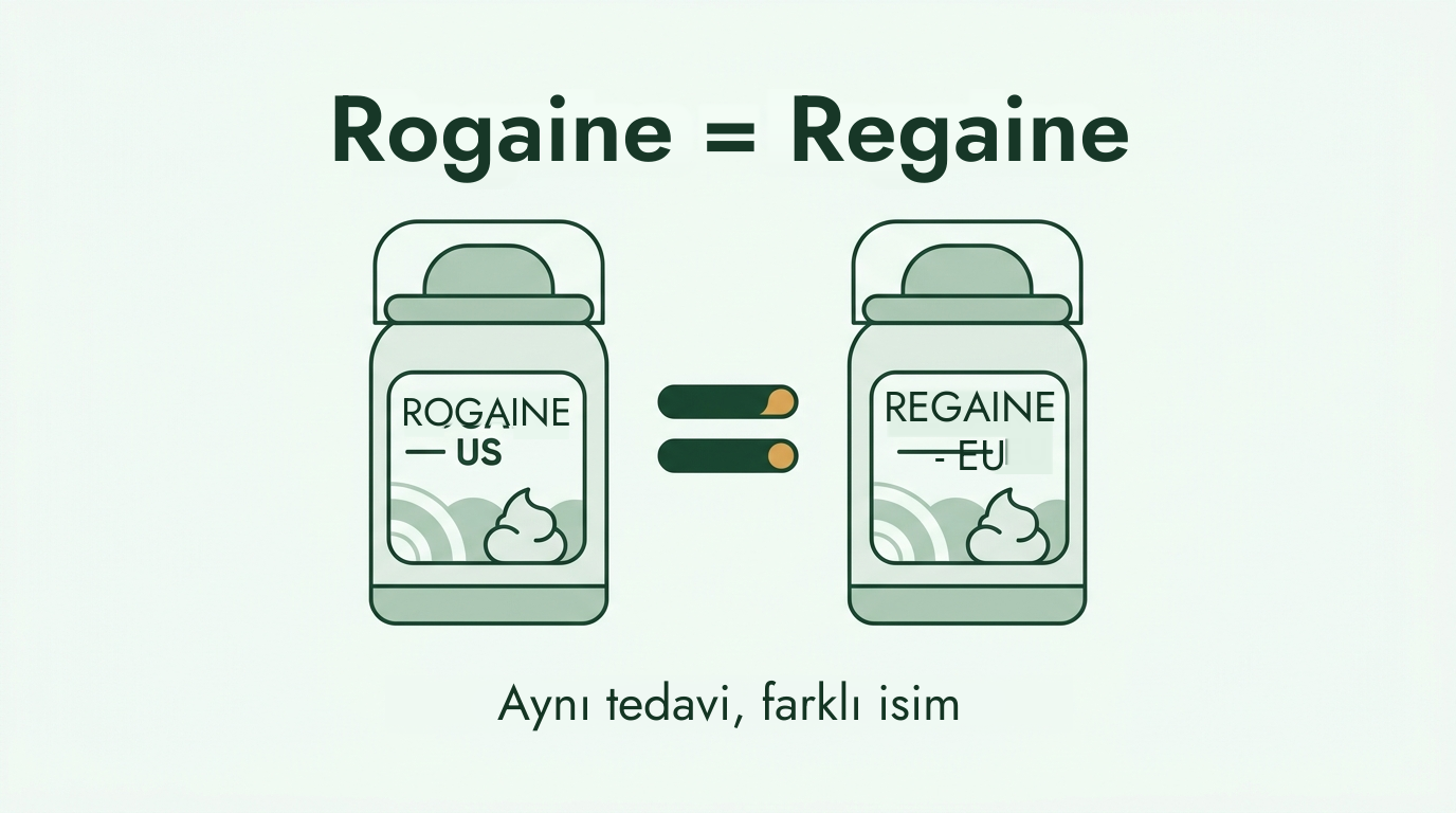 Rogaine ve Regaine aynı tedavidir