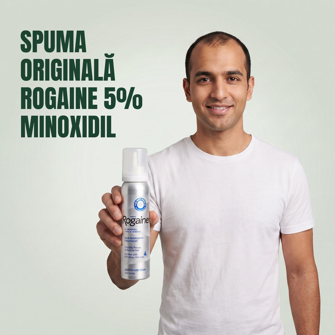 Spumă Rogaine Minoxidil 5% pentru bărbați - rezervă pentru 12 luni, 12 x 60 g cutii de spumă
