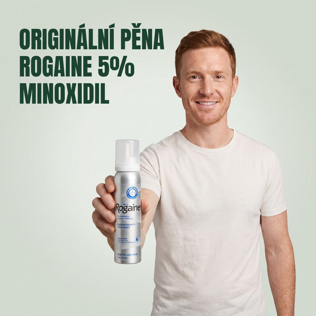 Rogaine Minoxidil Pěna 5% pro muže - zásoba na 12 měsíců