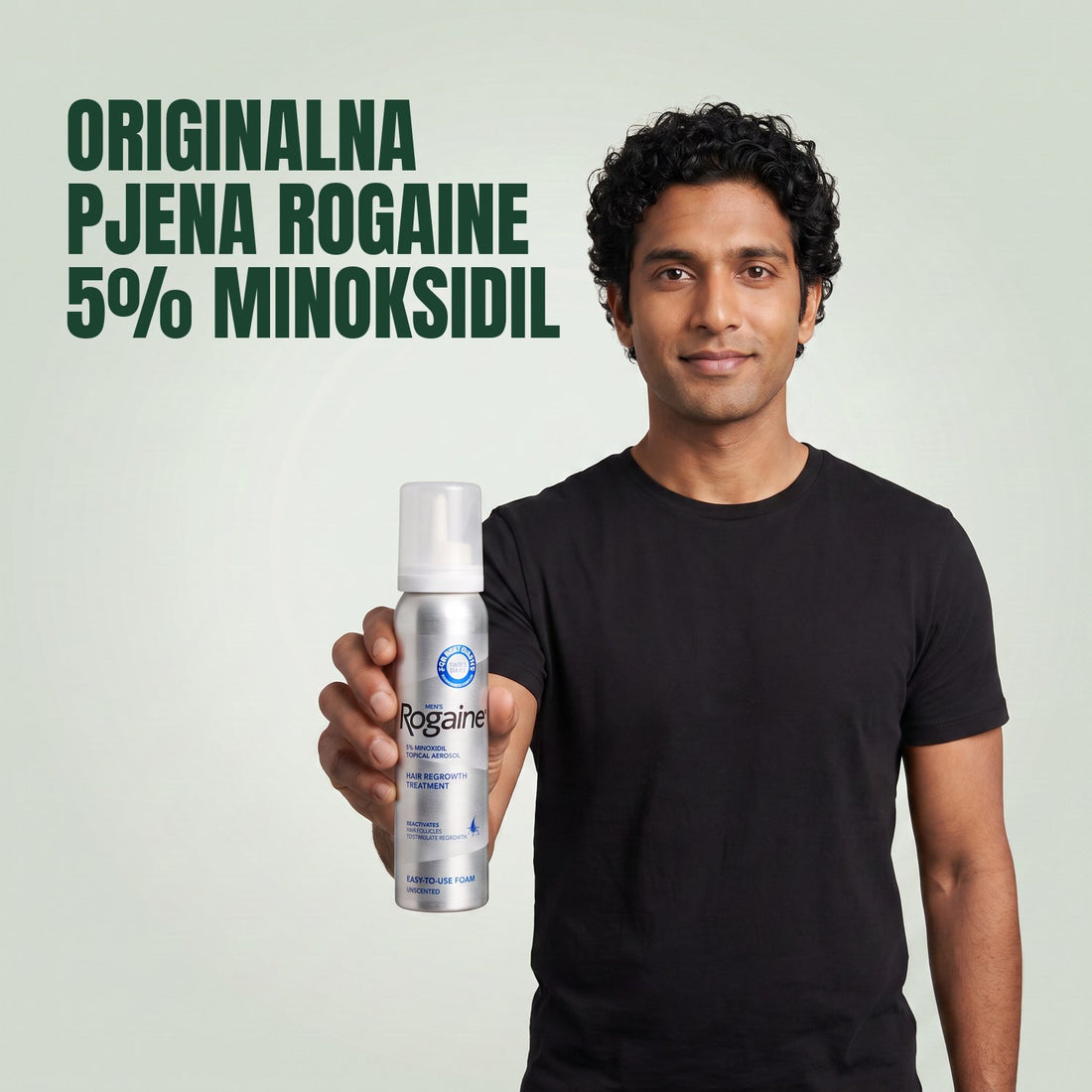 Rogaine Minoxidil pjena 5% za muškarce - zaliha za 6 mjeseci, 6 x 60 g limenke pjene
