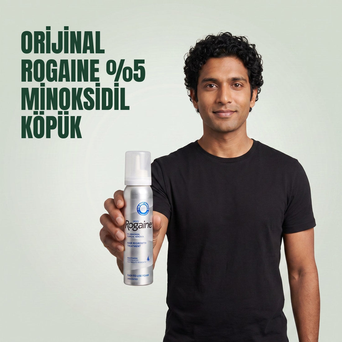 Erkekler için Rogaine Minoxidil Köpük %5 - 6 aylık kullanım, 6 x 60 g köpük kutusu