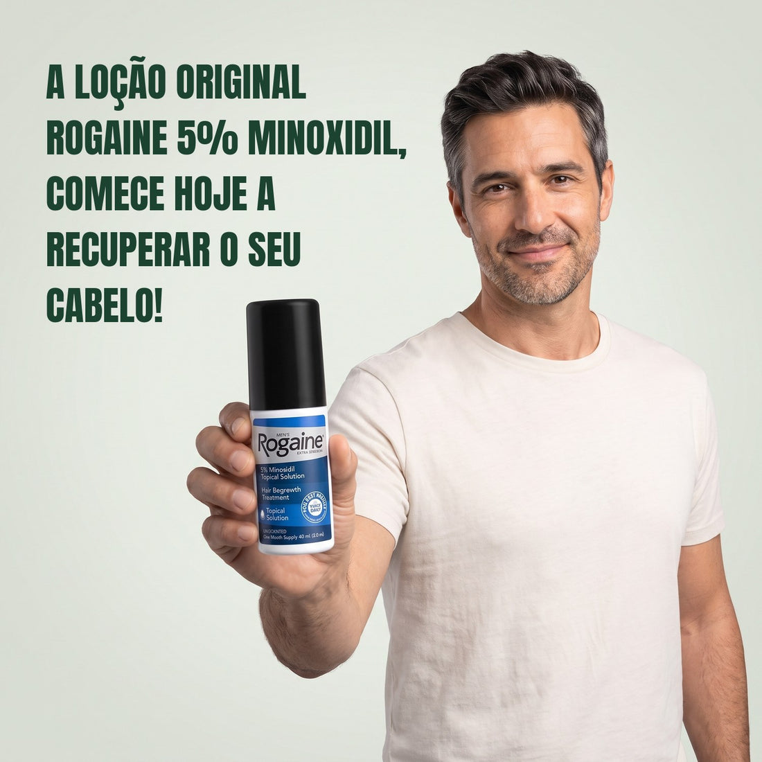 Rogaine Minoxidil Lotion 5% for Men - Fornecimento para 3 Meses