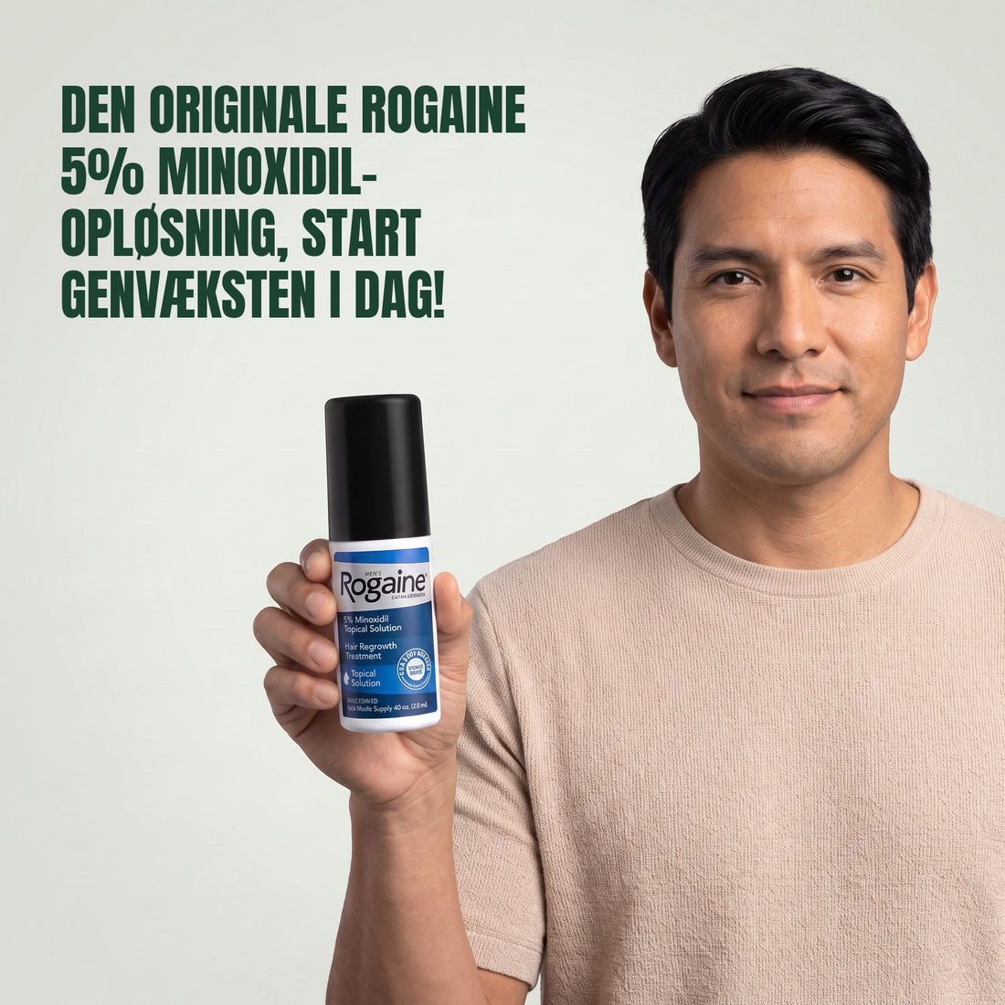 Rogaine Minoxidil opløsning 5% til mænd - 6 måneders forbrug, 6 x 60 ml flasker
